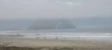 Morro Rock in the fog